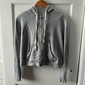 Sincerely Jules For Bandier - Distressed Zip Up